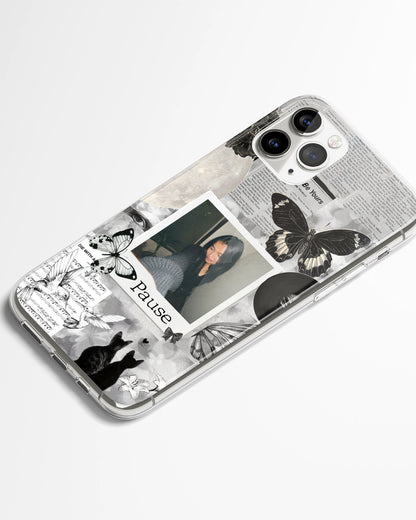 Shadow Butterfly Polaroid Phone Cover