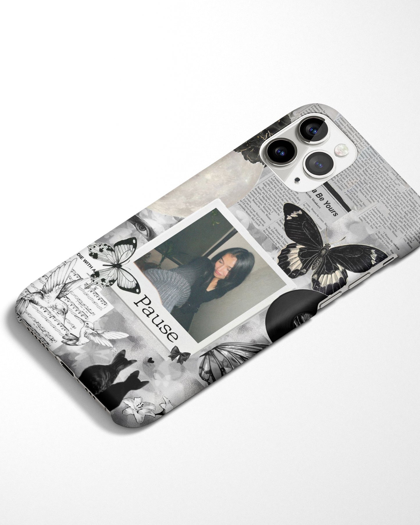 Shadow Butterfly Polaroid Phone Cover