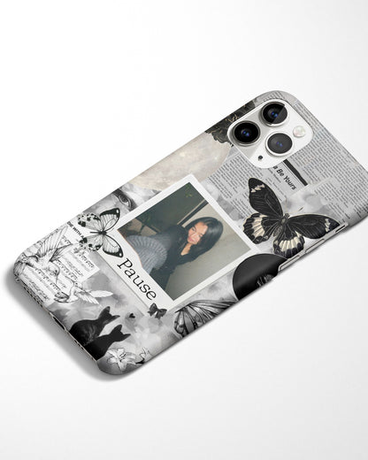 Shadow Butterfly Polaroid Phone Cover