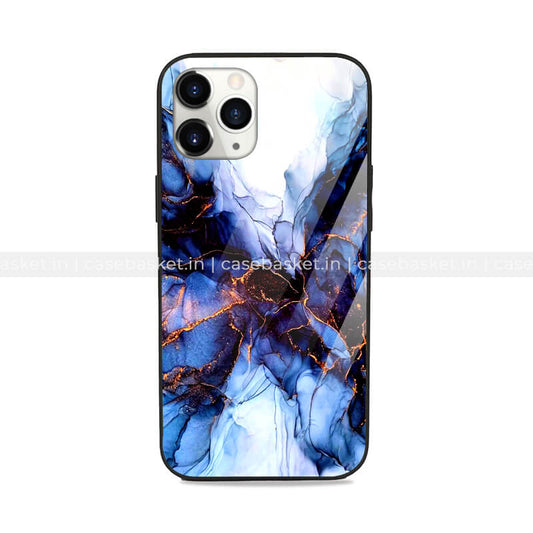 Blue Chaos Glossy Phone Cover
