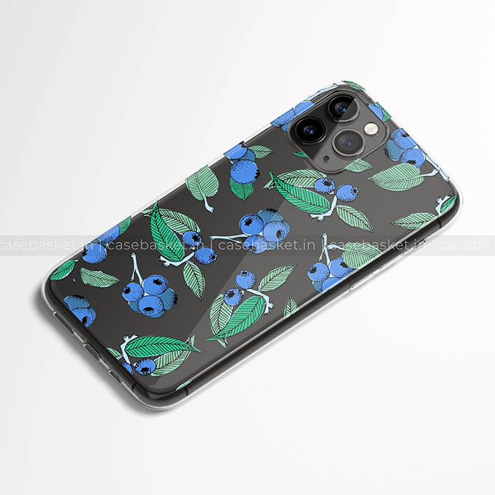 Blueberry Silicone Phone Cover