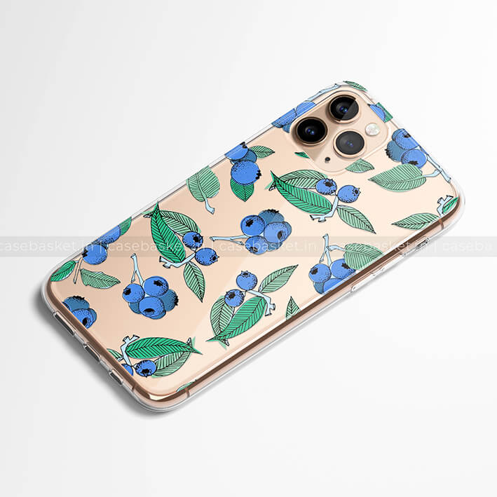 Blueberry Silicone Phone Cover