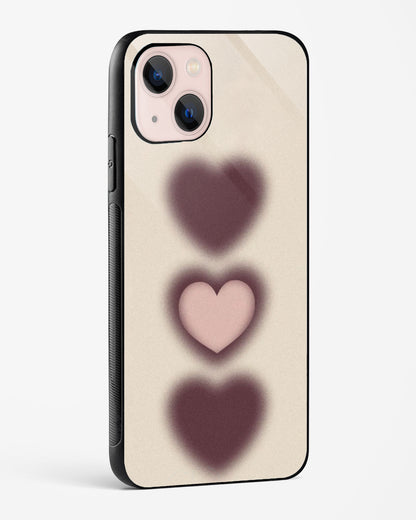 Brown Blush Beige Hearts Phone Cover