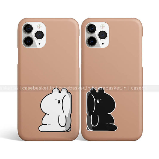 Squishy Bunny Couple Phone Cover
