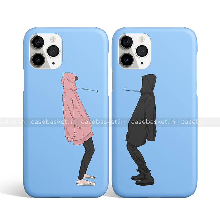 Cute Hoodie Couple/BFF Phone Cover