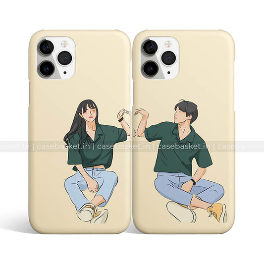 Couple Mobile Back Cover Couple Phone Cover Photo And Jerry Back