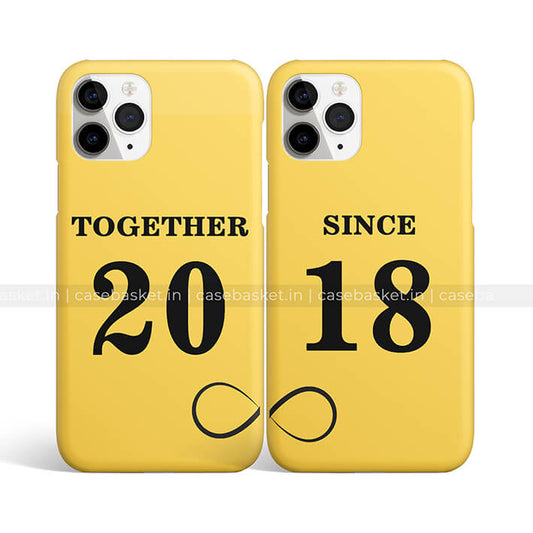 Together Since Couple Phone Cover