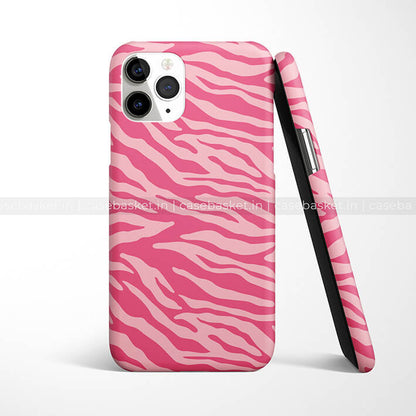 Hot Pink Zebra Print Phone Cover