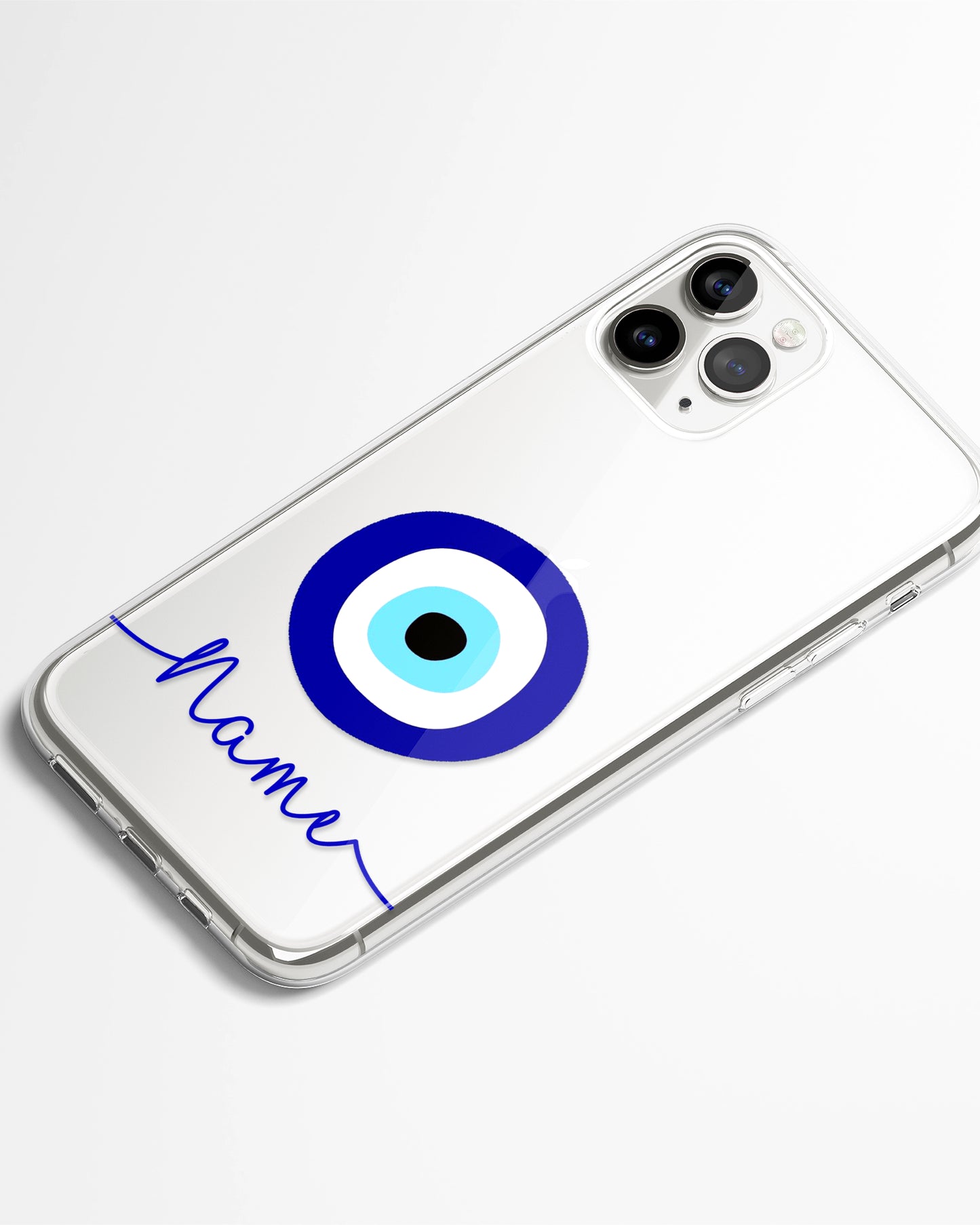 Evil Eye Protection Transparent Silicone Phone Cover