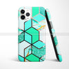 Mint Green Geometric Phone Cover