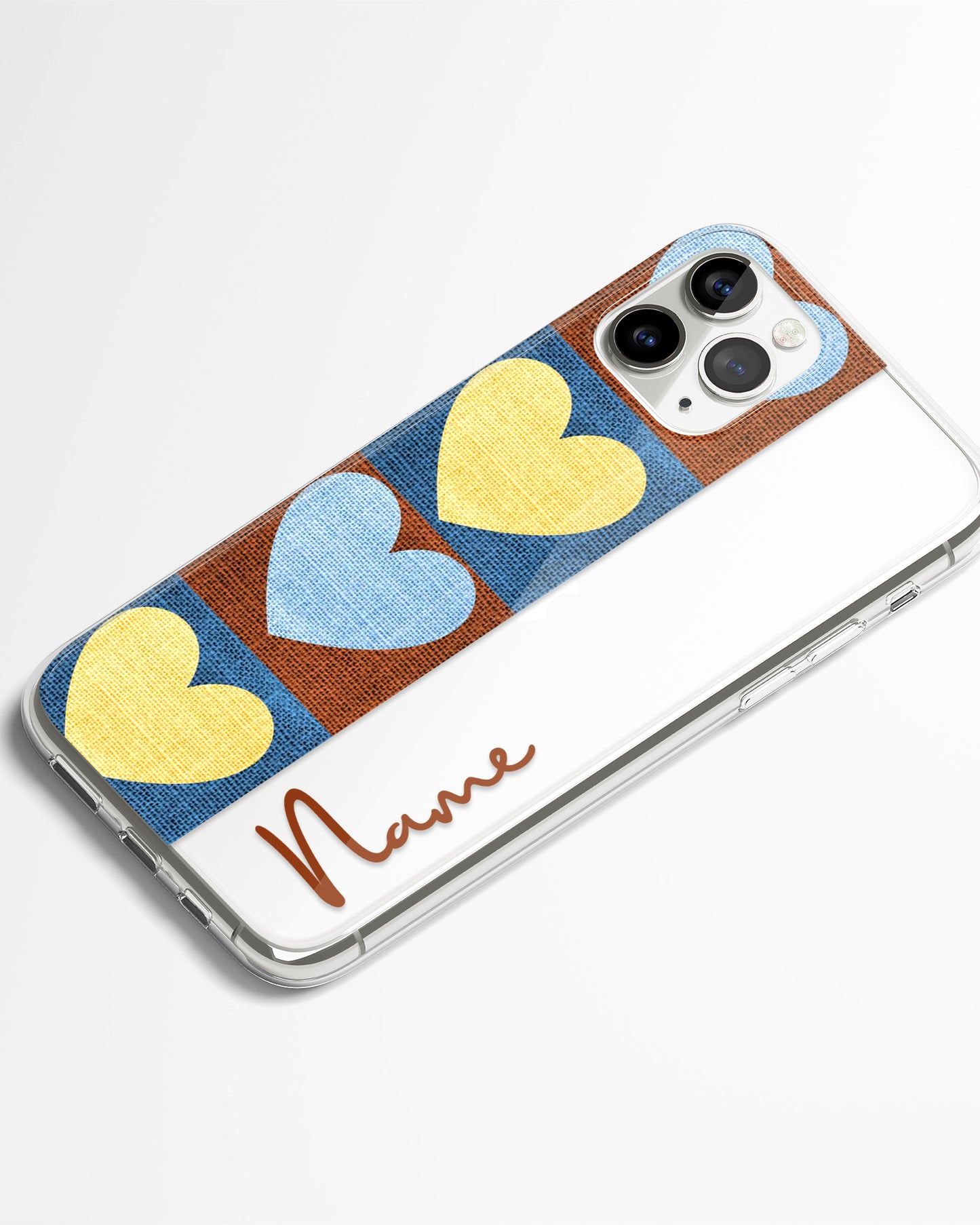Cozy Canvas Transparent Silicone Phone Cover