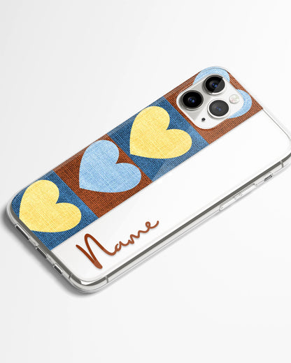 Cozy Canvas Transparent Silicone Phone Cover