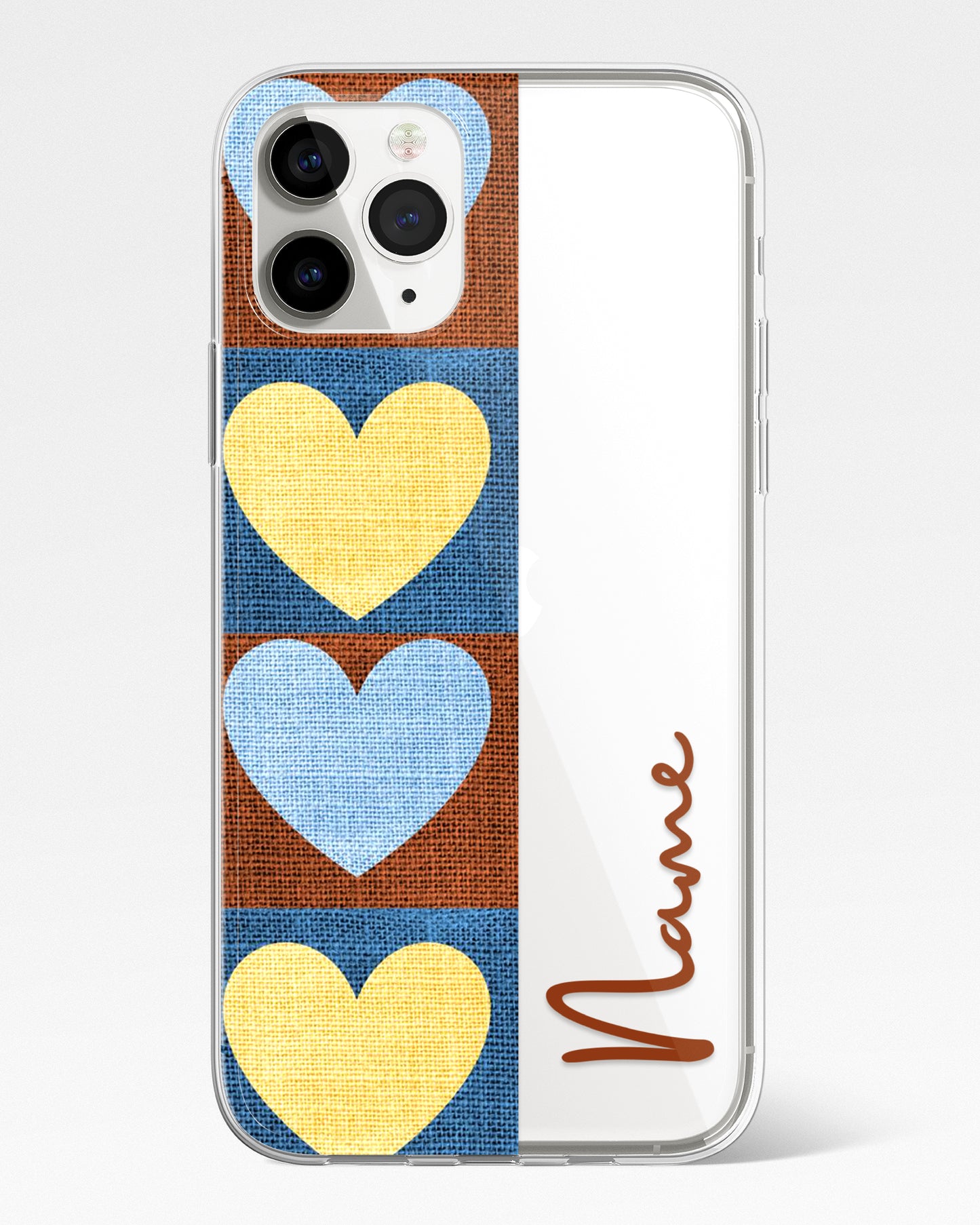 Cozy Canvas Transparent Silicone Phone Cover