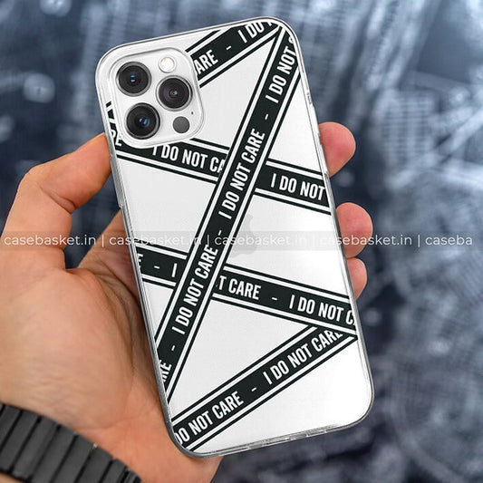 Dont Care Silicone Phone Cover
