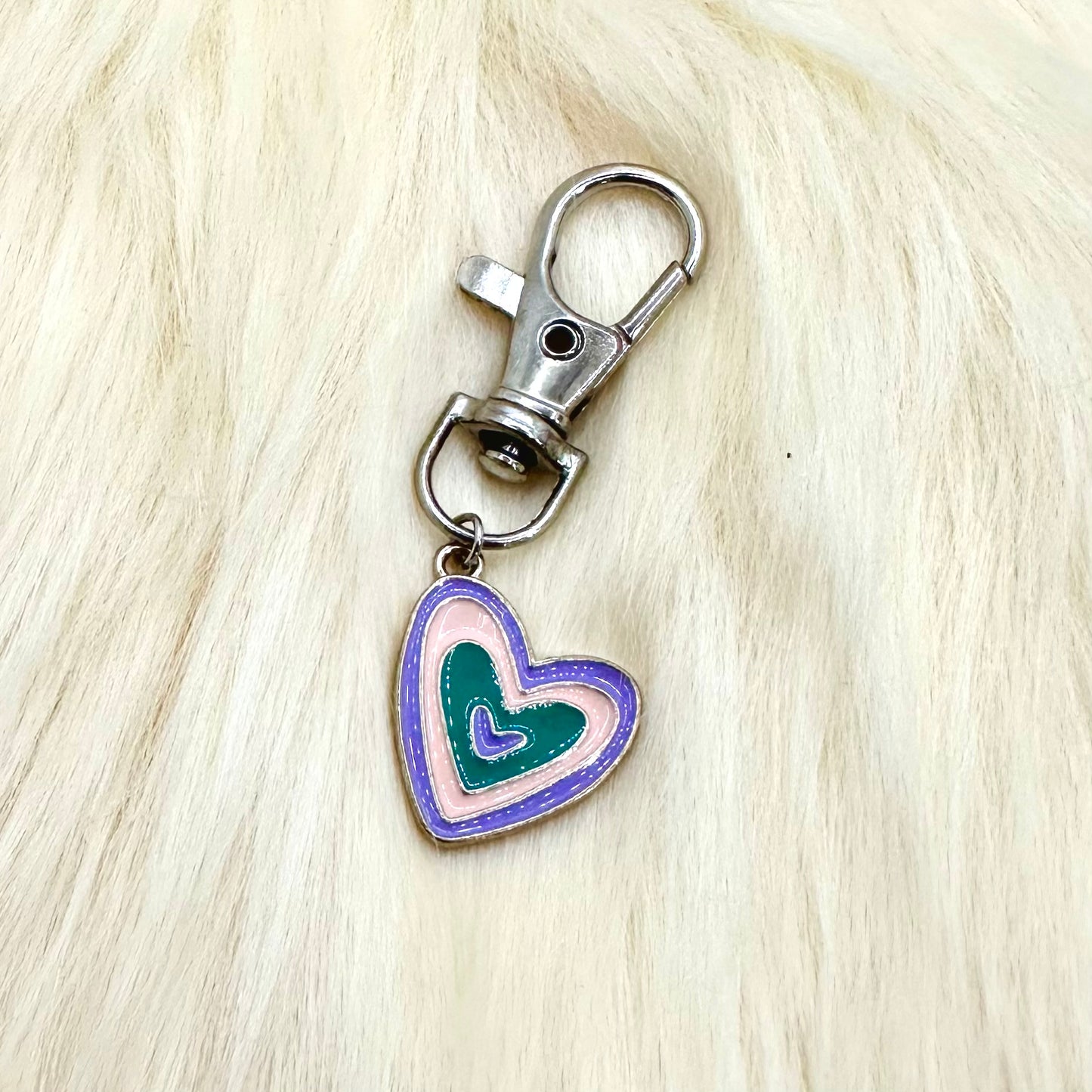 Bubble Pop Heart Phone Charm