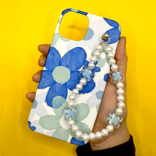 Blue-tiful Mess Bluepearl Fall Chain Phone Cover