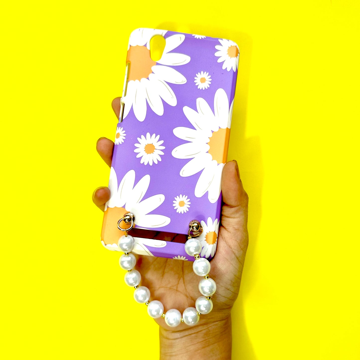 Violet Blossom Pearl Phone Cover