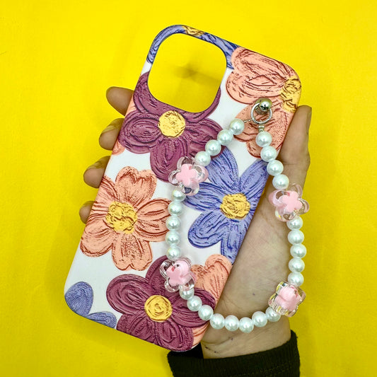 Blossom Bash Pinkpearl Fall Chain Phone Cover