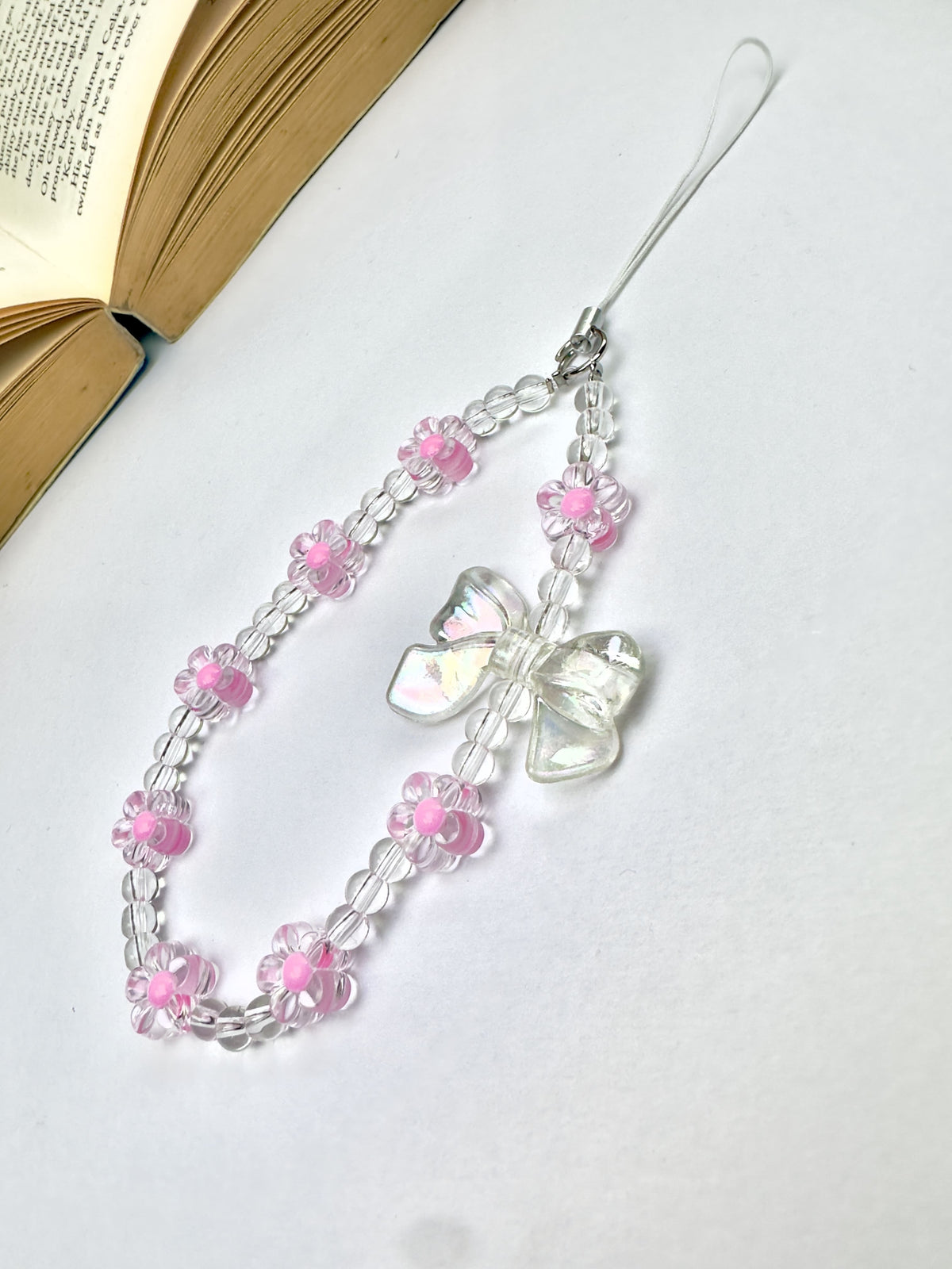 Baebow Rosé Phone Chain Charm