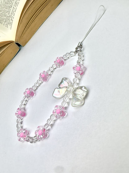 Baebow Rosé Phone Chain Charm