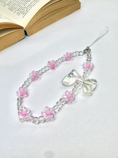 Baebow Rosé Phone Chain Charm