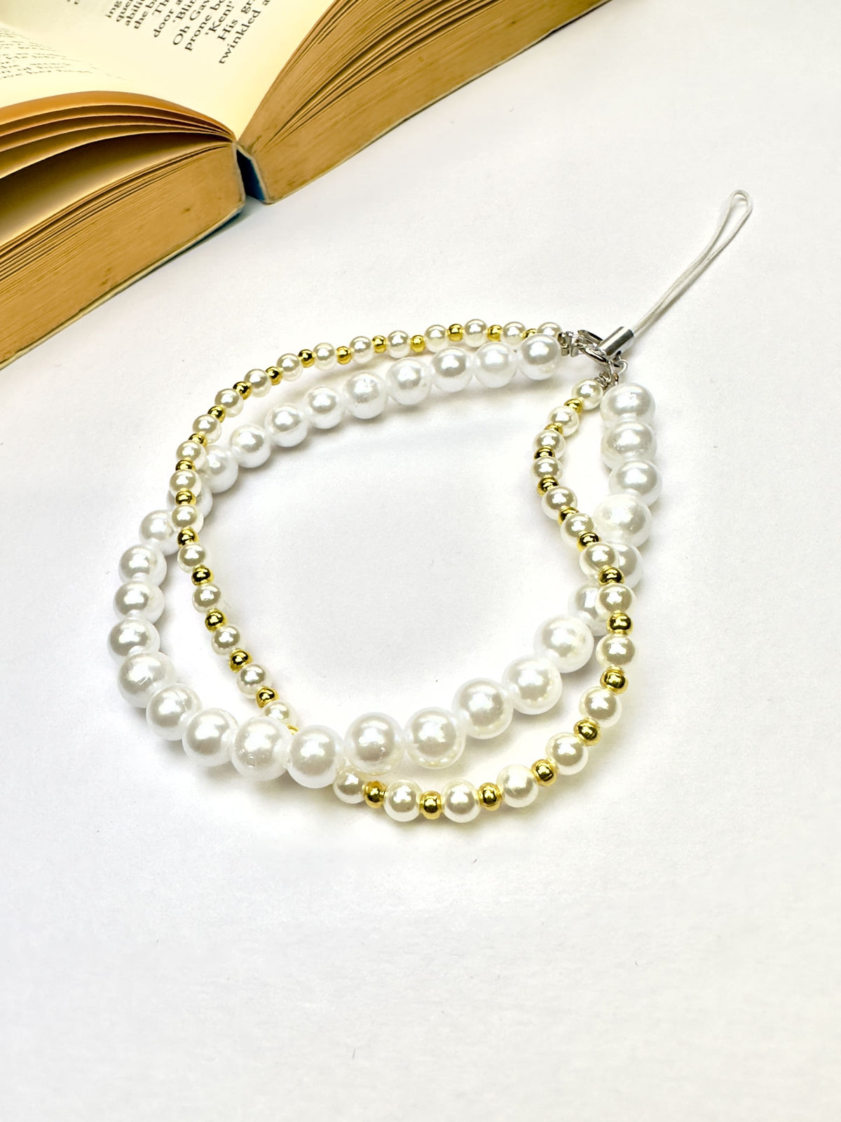 Luxe Pearl Phone Chain Charm