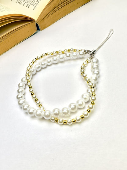 Luxe Pearl Phone Chain Charm
