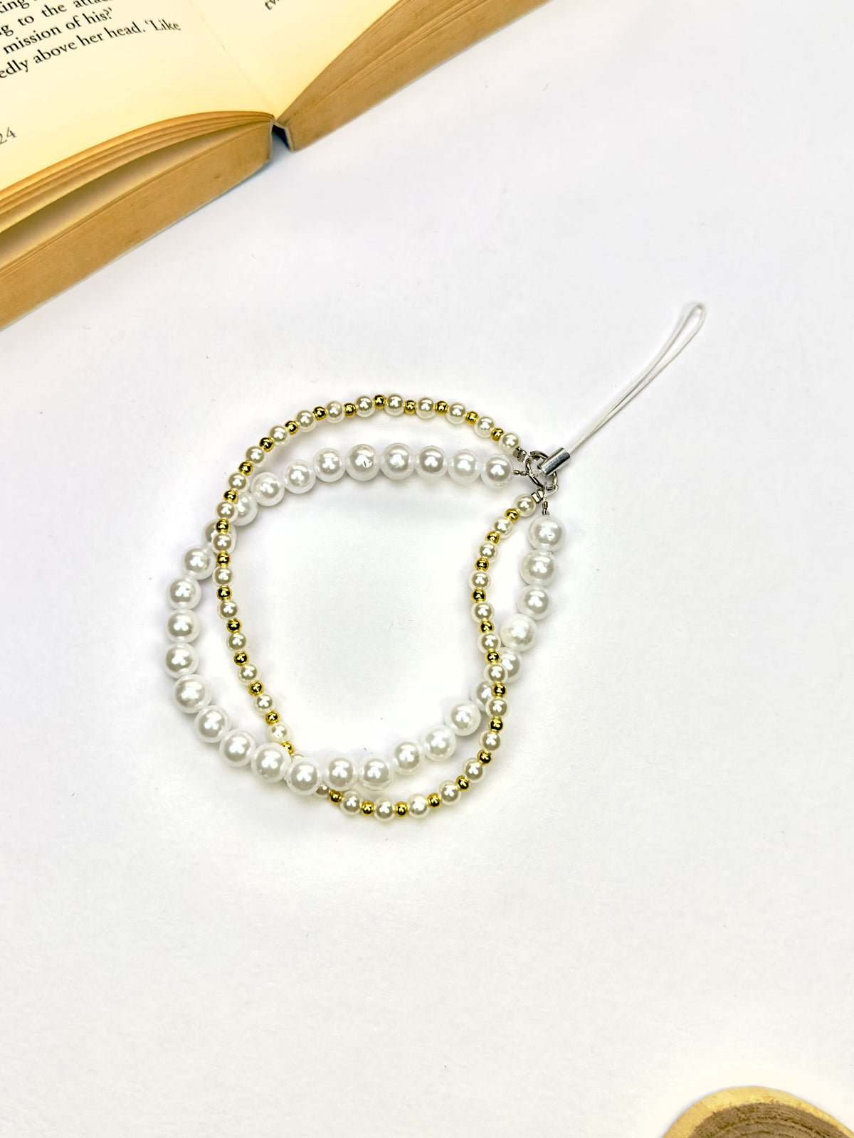 Luxe Pearl Phone Chain Charm