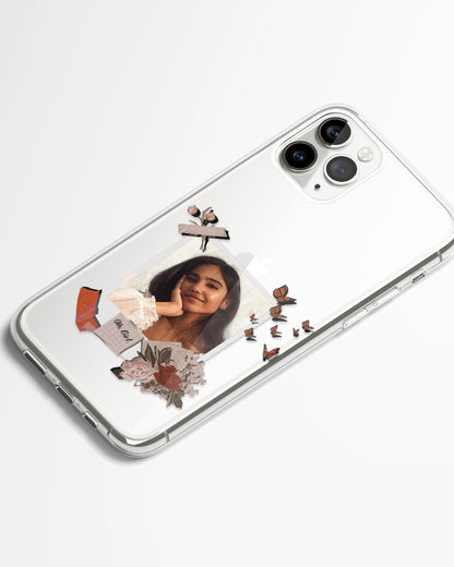 Paper Wings Polaroid Frame Transparent Silicone Cover