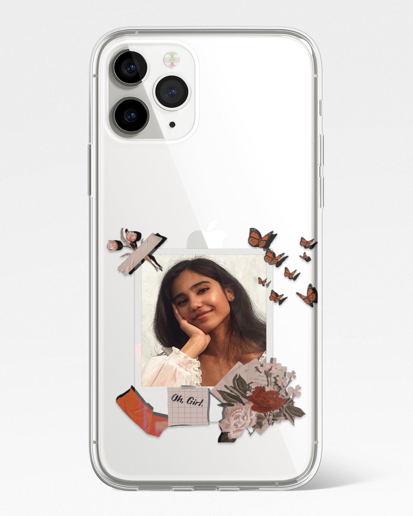 Paper Wings Polaroid Frame Transparent Silicone Cover