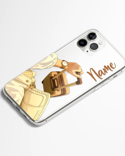 Minimal Voyage Transparent Silicone Phone Cover