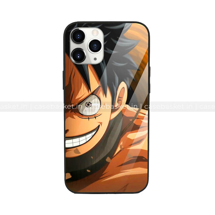 Luffy Anime Glass Phone Cover