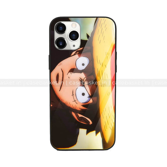 Monkey-D-Luffy Anime Glass Phone Cover