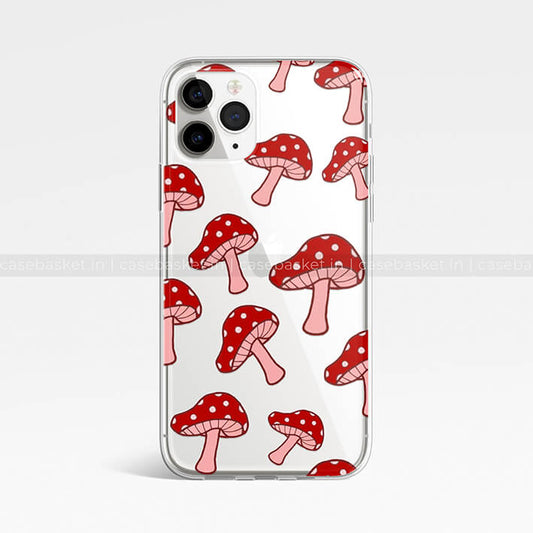 Red Mushroom Silicone Phone Cover