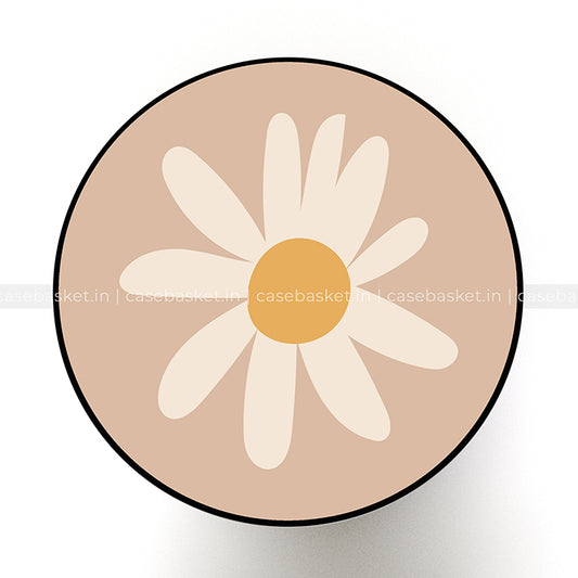 Beige Flora Grip Holder