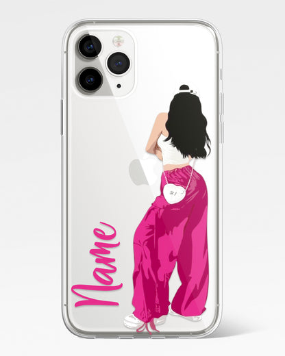 Pink Street Muse Transparent Silicone Phone Cover