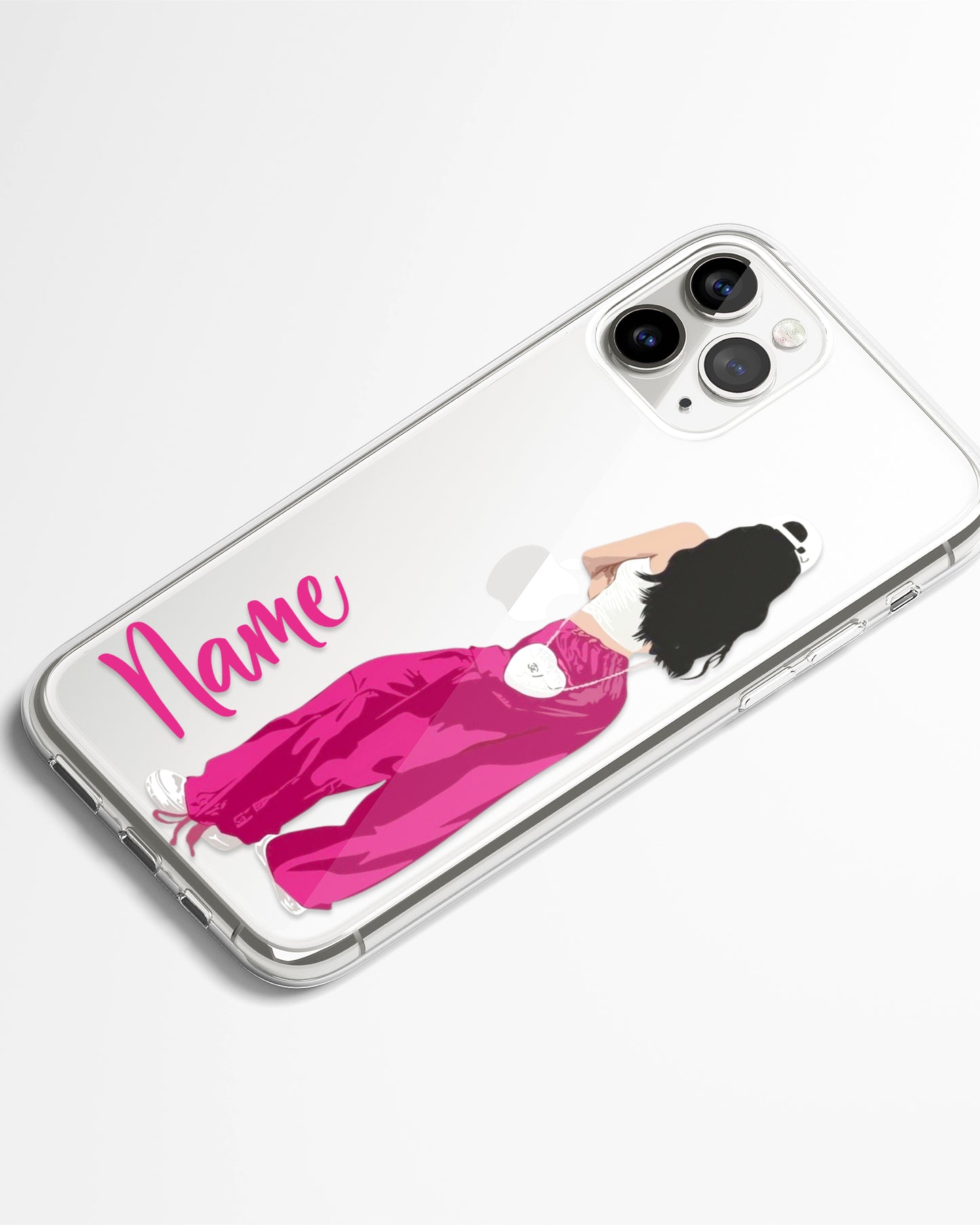 Pink Street Muse Transparent Silicone Phone Cover