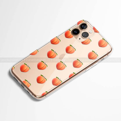 Peach Silicone Phone Cover