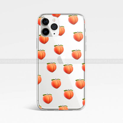 Peach Silicone Phone Cover