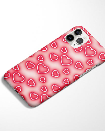 Glow Cupid Hearts Phone Cover
