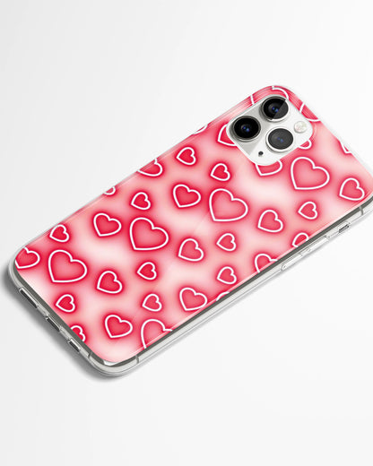 Glow Cupid Hearts Phone Cover