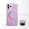 Cotton Candy Zebra Print Phone Cover
