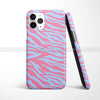 Cotton Candy Zebra Print Phone Cover