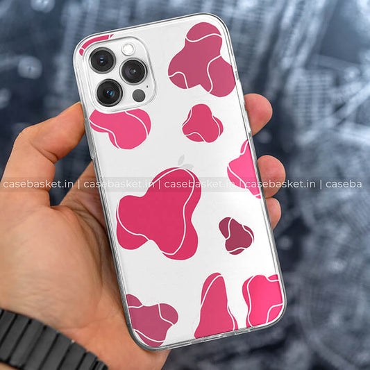 Pink Wobble Silicone Phone Cover