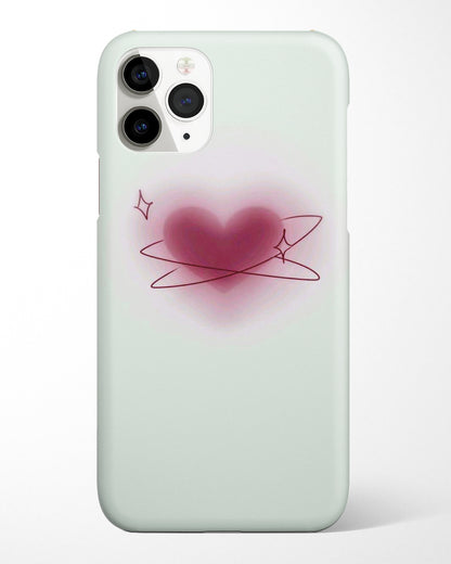 Orbiting Blush Heart Phone Cover