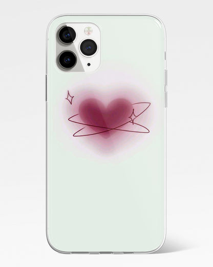 Orbiting Blush Heart Phone Cover