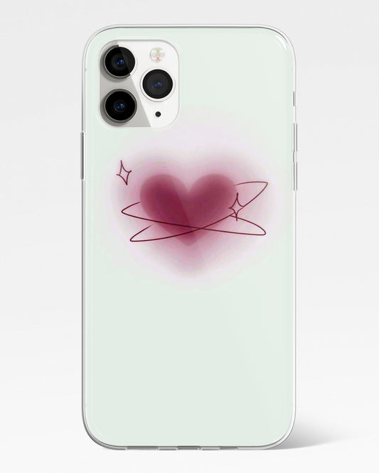 Orbiting Blush Heart Phone Cover