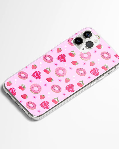 Berry Sweet Love Heart Phone Cover