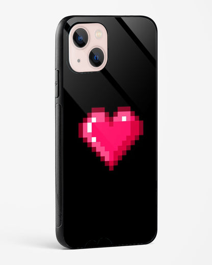 Pixel Black-Red Heart Phone Cover