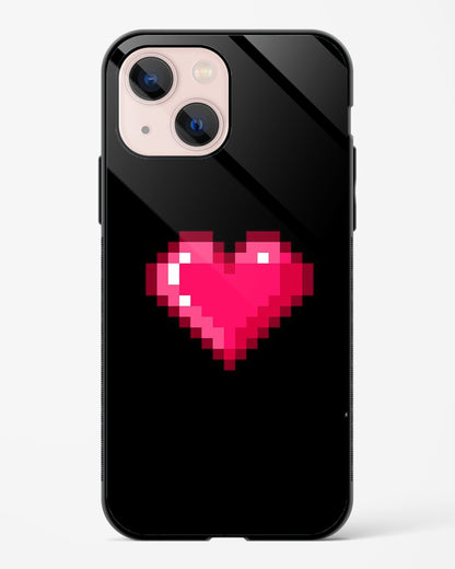Pixel Black-Red Heart Phone Cover